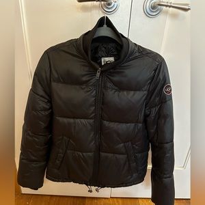 UGG short puffer coat in black